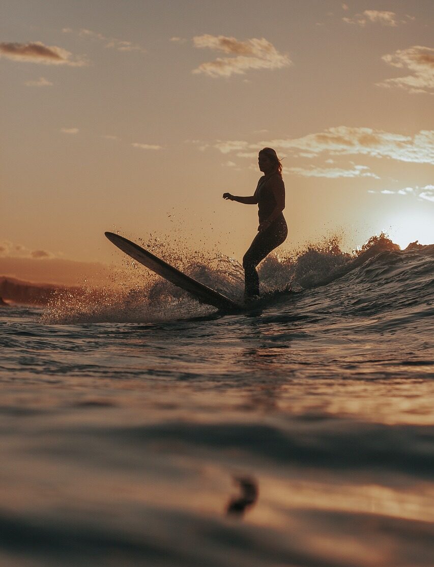 girl, surf, waves, surfer, female, woman, female surfer, surfing, surfboard, nature, phone wallpaper, sea, ocean, watersports, aesthetic wallpaper, iphone wallpaper